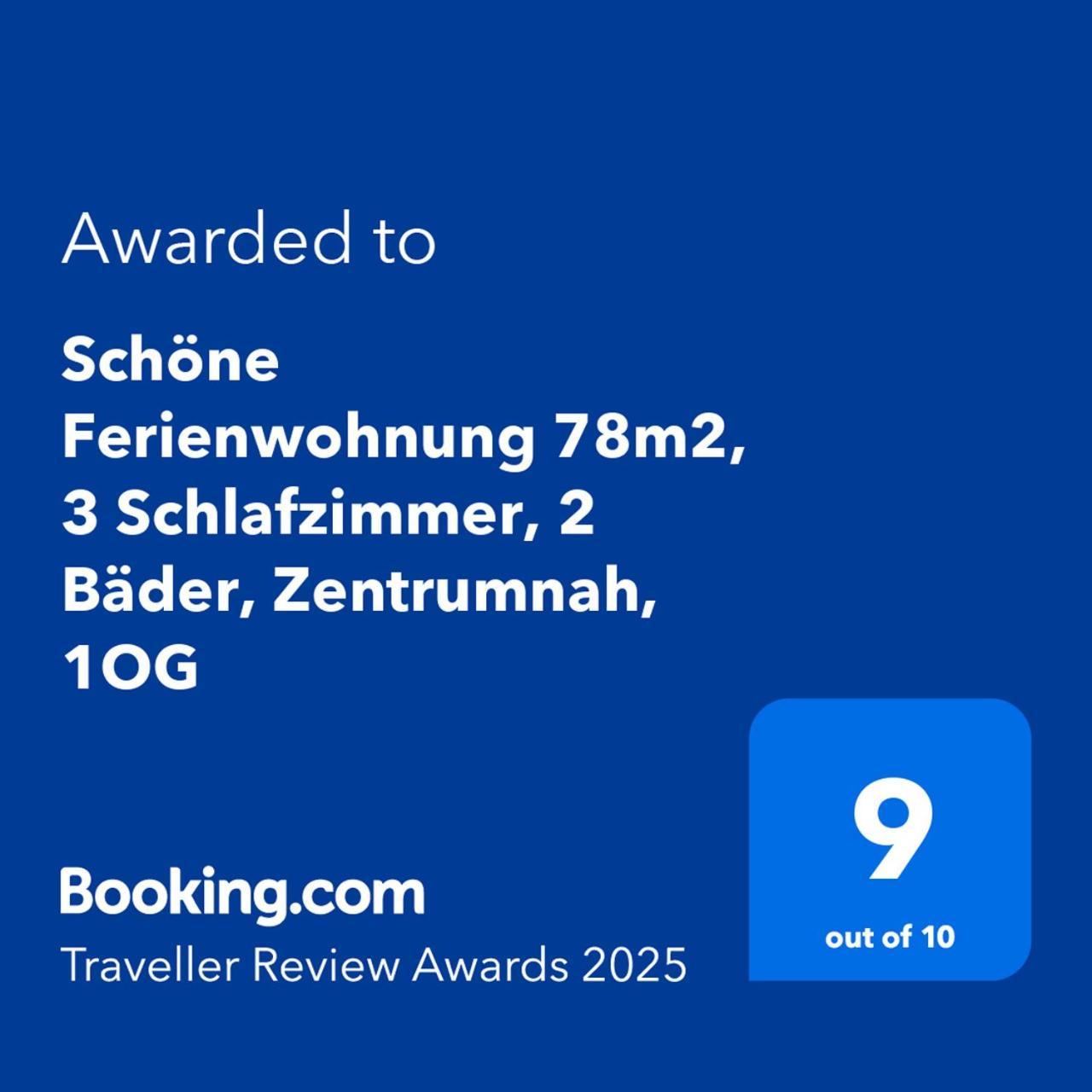 Schoene Ferienwohnung 78M2, 3 Schlafzimmer, 2 Baeder, Zentrumnah, 1Og 埃尔福特 外观 照片